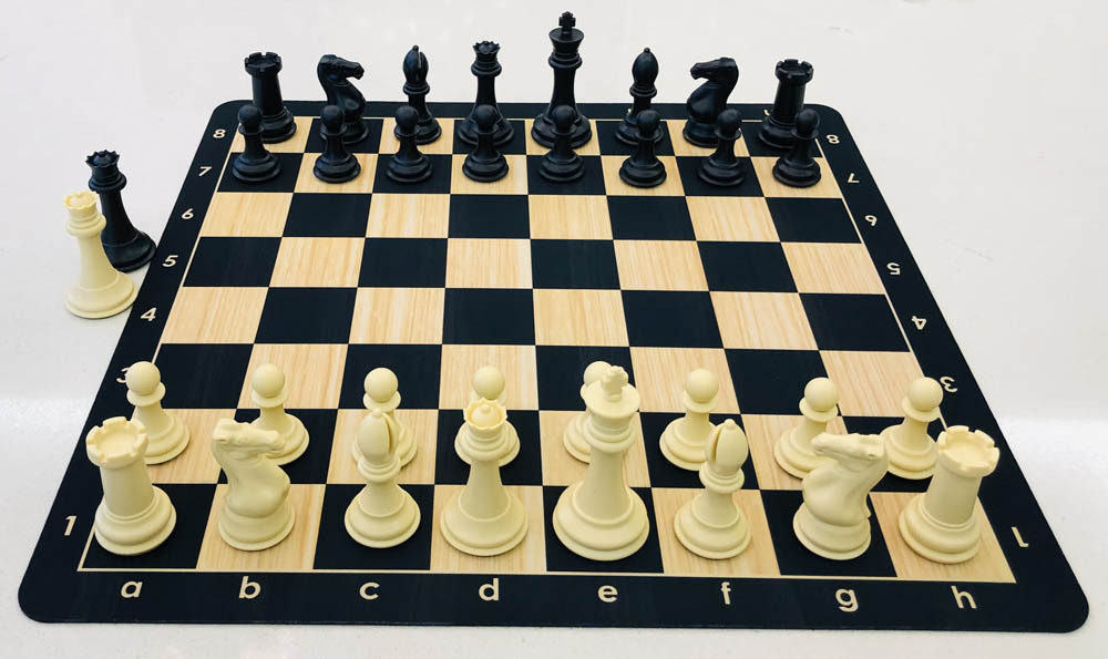 Plateau d’Échecs en Bois – Format Tournoi – Image 3