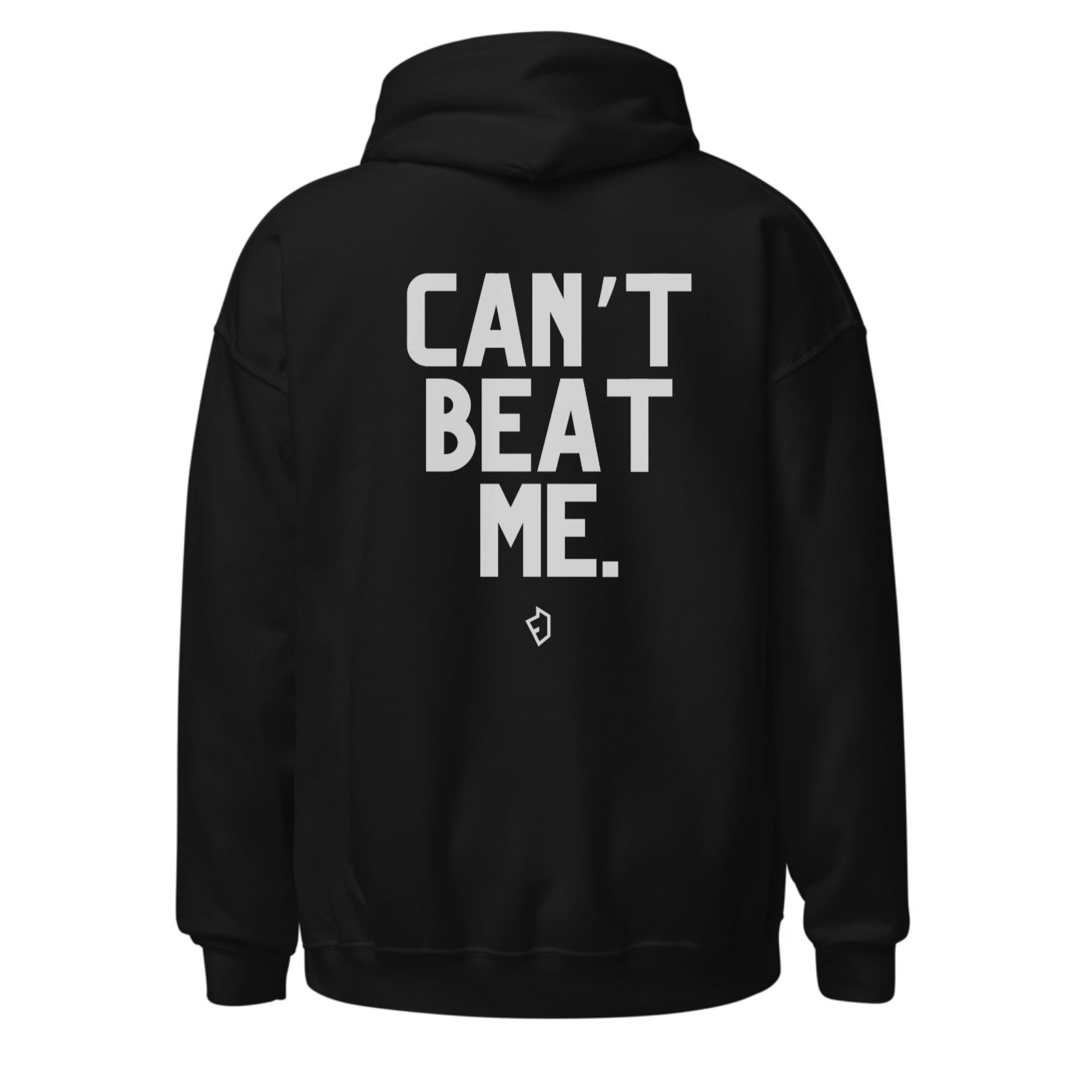 Can't Beat Me Oversize Premium Hoodie - Noir – Image 2