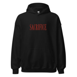 Sacrifice Oversize Premium Hoodie - Noir