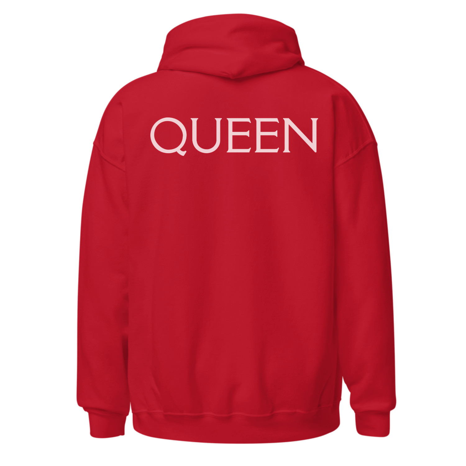 QUEEN Oversize Premium Hoodie - Rouge – Image 2
